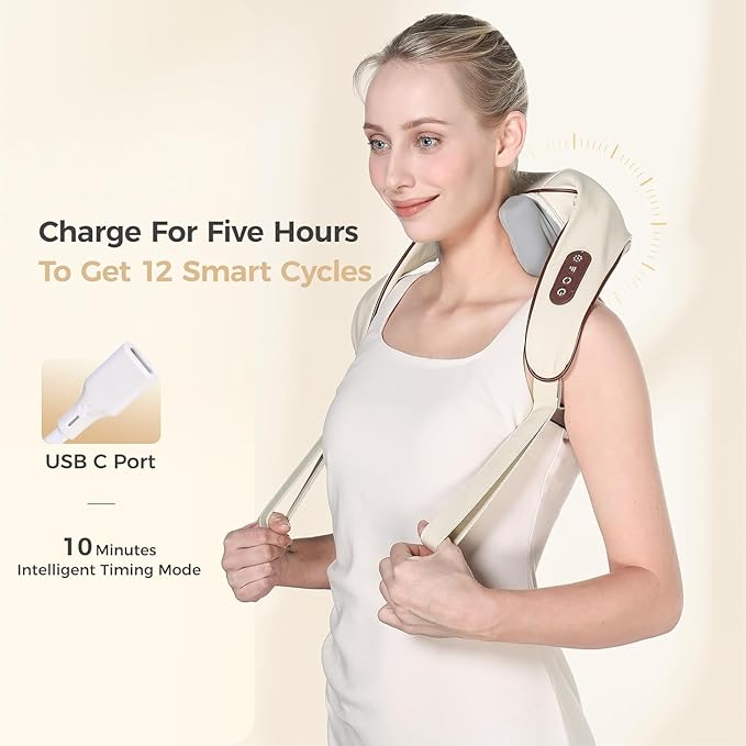 Experience Blissful Relief with Our Neck & Shoulder Massager