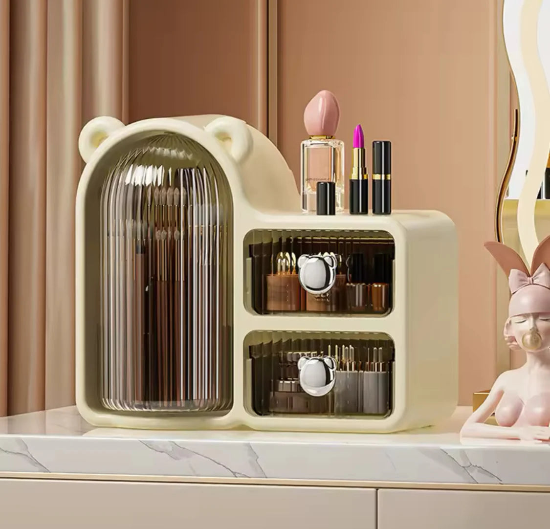 Rotating Bear Cosmetics Storage Organizer