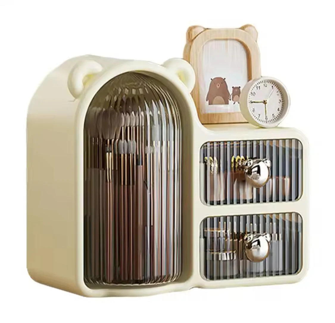 Rotating Bear Cosmetics Storage Organizer