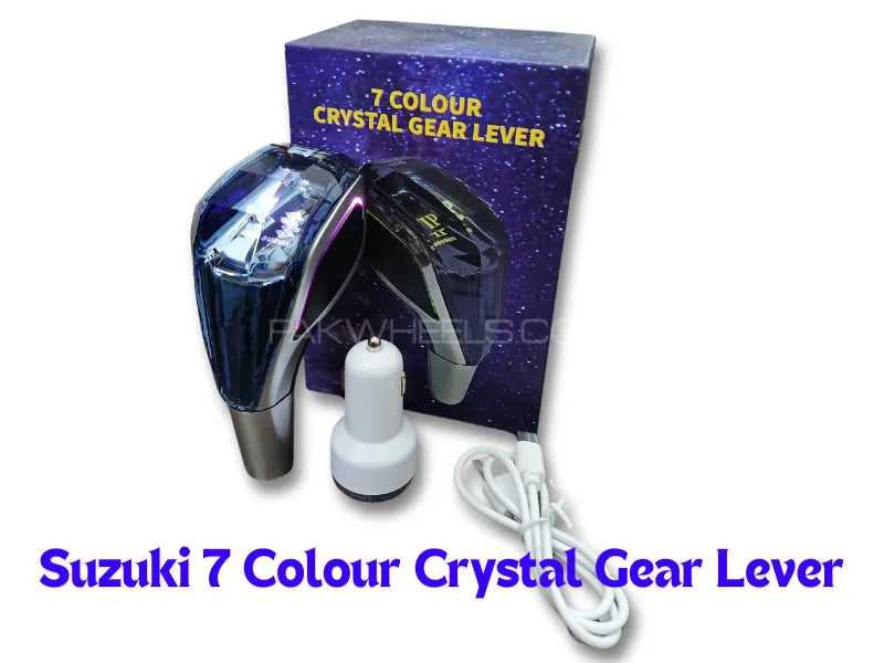 1 Pc Universal Suzuki Crystal Shape Gear Knob Car LED Handball Crystal Touch Activated