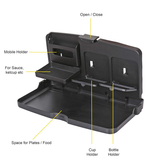 Folding Car Back Seat Table Stand