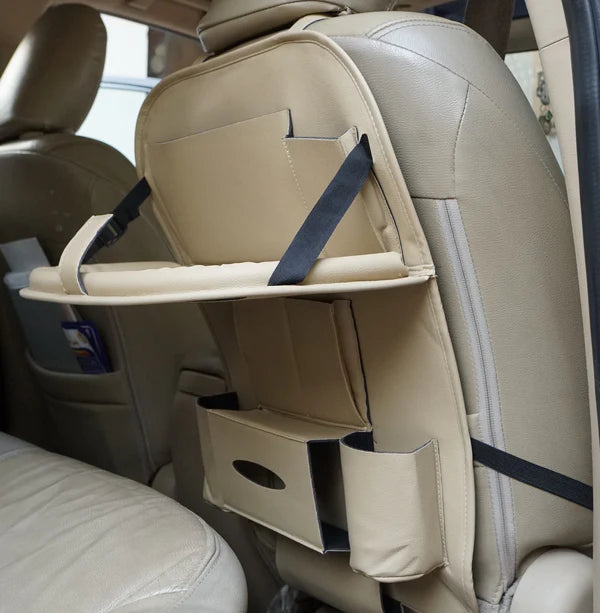 Imported Rexine Car Back Seat Hanging Organizer