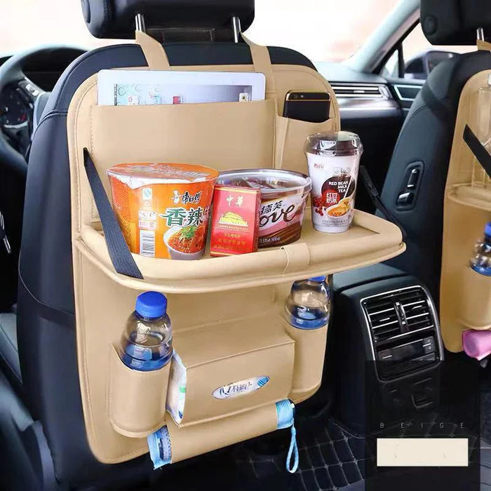 Imported Rexine Car Back Seat Hanging Organizer