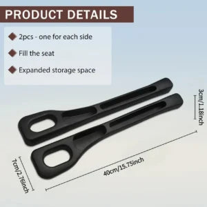 2PCS Car Seat Gap Filler – Anti-Drop Strip For Cars & SUVs (PVC)