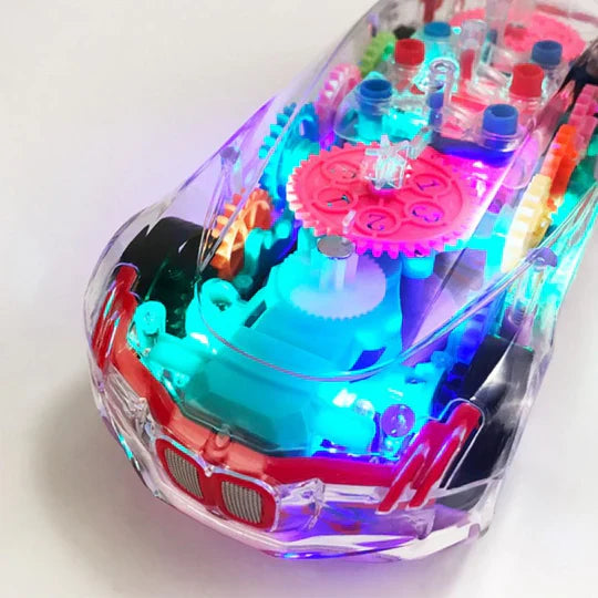 Transparent Colorful Car Toy
