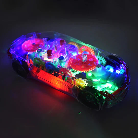 Transparent Colorful Car Toy