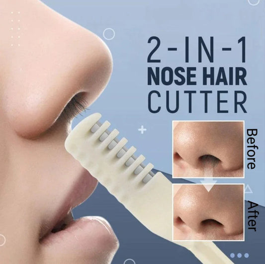 2 In 1 Portable Manual Nose Hair Trimmer