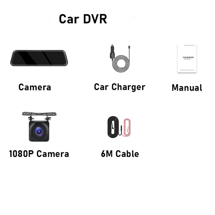Touch Screen Dual Lens Dash Cam